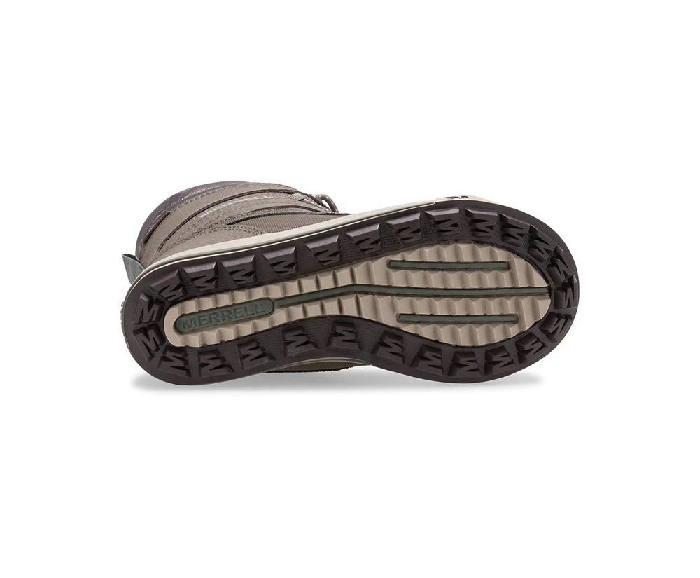 Merrell Boots Brown - Snow Bank 2.0 - Kids 08DXAVZSO